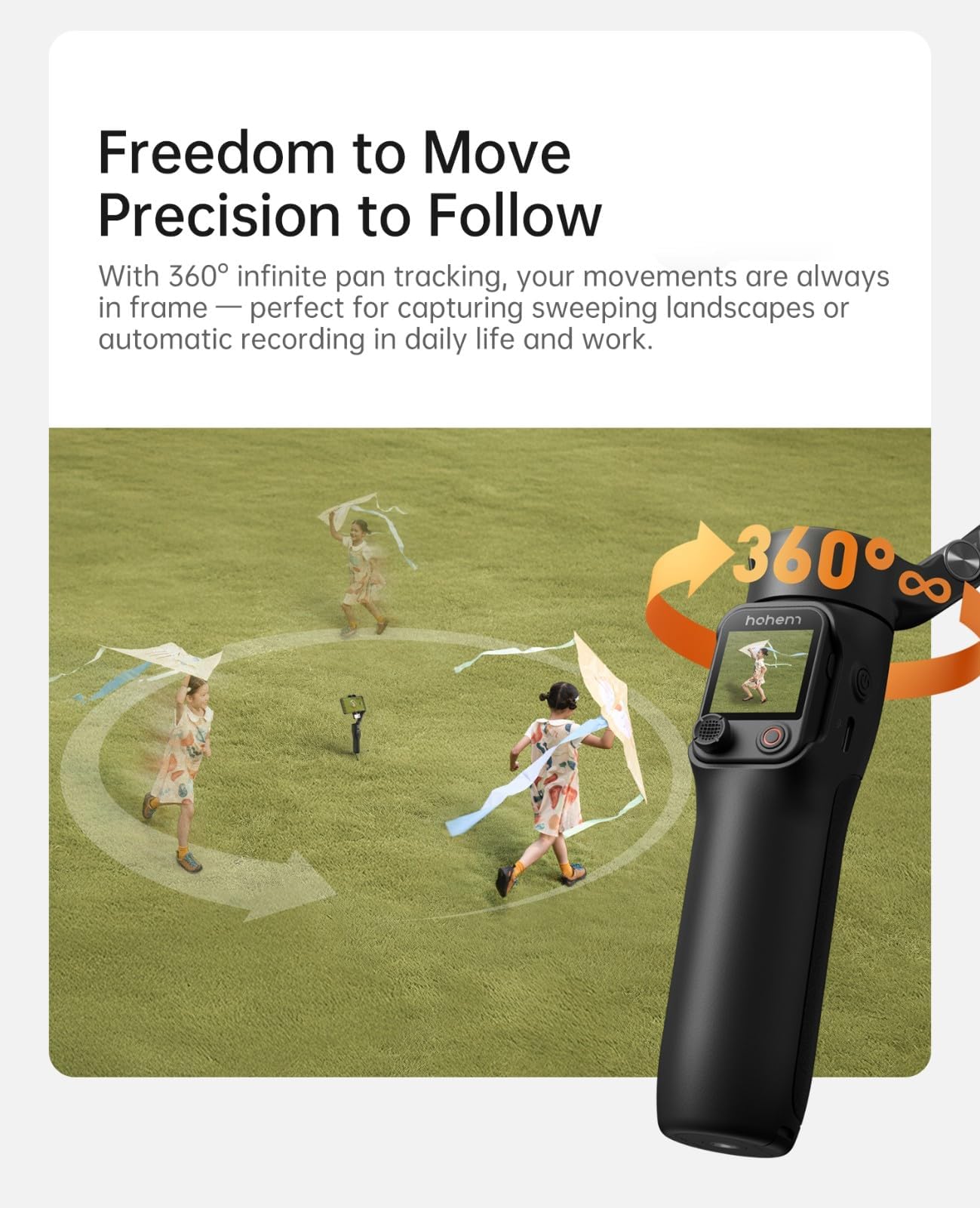 Amazon.co.jp: Hohem V3 Ultra AI 自動追跡 3 軸スマホスタビライザー